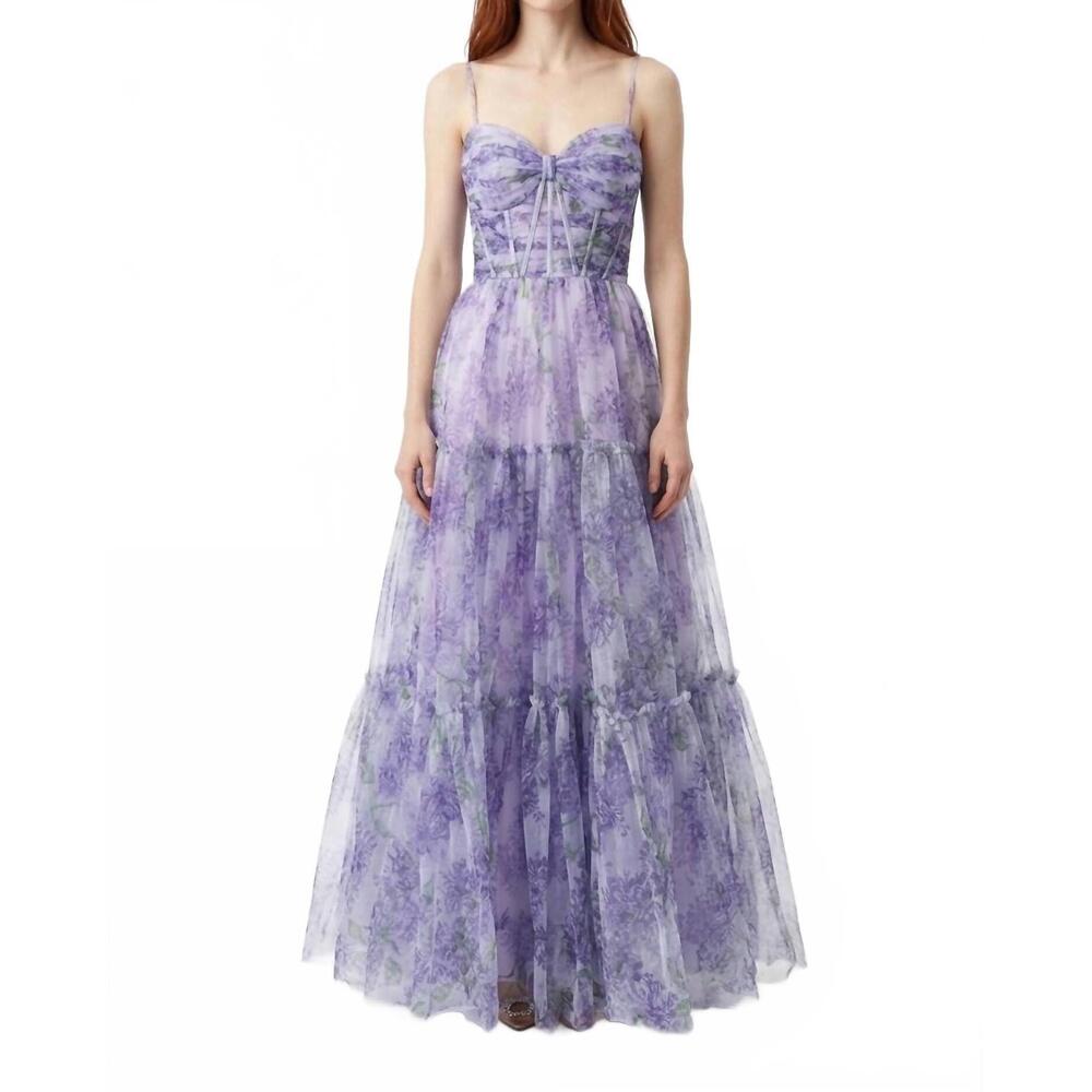 NEW JULIET long formal a-line prom dress in lilac